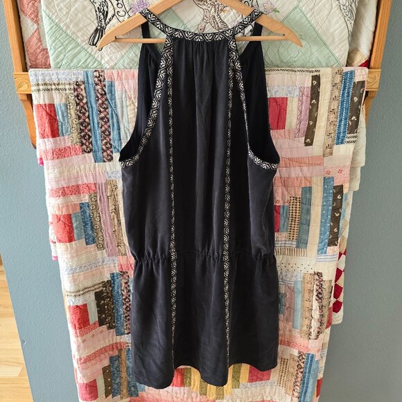 Joie Silk Bohemian Patterned Mini Dress Women's L - Picture 6 of 9